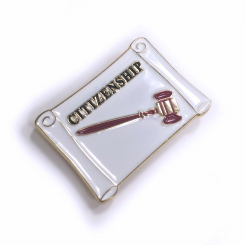 CITIZENSHIP LAPEL PIN