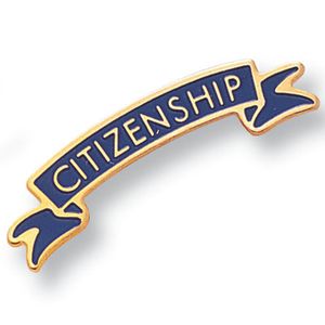 CITIZENSHIP PIN ENAMELED