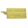 CLASS OF 2017 GOLD PENDANT WITH OPTION TO ATTACH TO CHAIN OR KEY RING