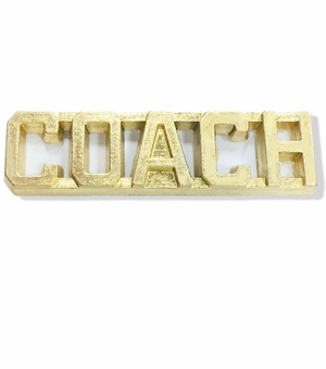 COACH CHENILL PIN GOLD