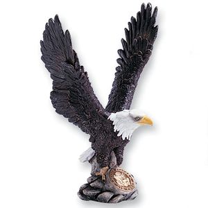COLORED RESIN EAGLE, 12-1/2 INCH