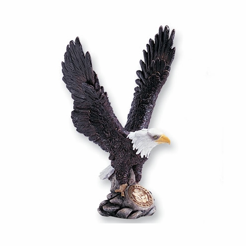 COLORED RESIN EAGLE, 12-1/2 INCH