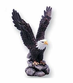 COLORED RESIN EAGLE, 6-1/2 INCH
