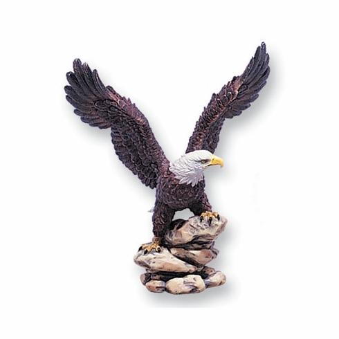 COLORED RESIN EAGLE, 8-1/2 INCH