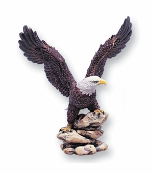COLORED RESIN EAGLE, 8-1/2 INCH