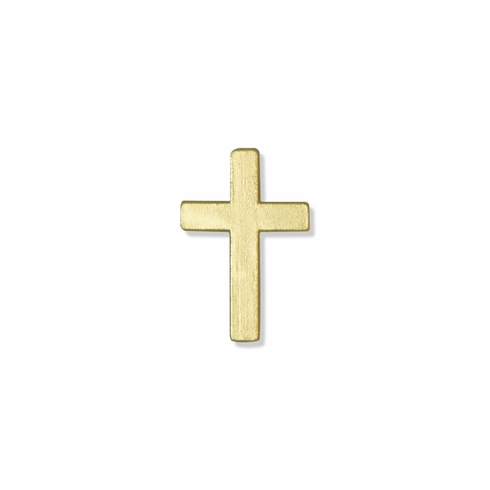 CROSS CHENILLE PIN GOLD