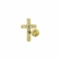 CROSS CHENILLE PIN GOLD