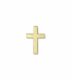 CROSS CHENILLE PIN GOLD