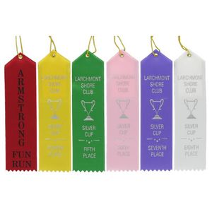 CUSTOM IMPRINT CARD/CORD SATIN STOCK RIBBON