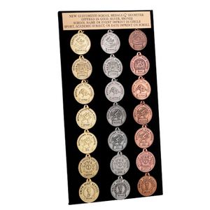 CUSTOM IMPRINTED MEDAL DISPLAY