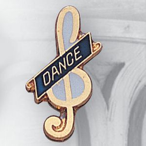 DANCE PIN BLUE ENAMEL