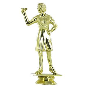 DARTS FEMALE TROPHY FIGURE