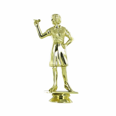 DARTS FEMALE TROPHY FIGURE