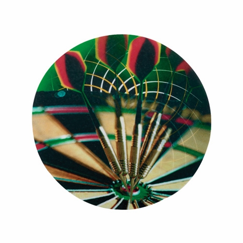 2 Inch in Diameter Round Darts Mylar Insert