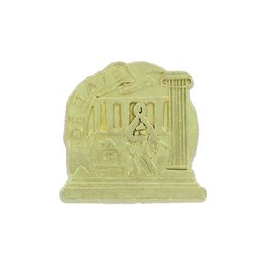 DEBATE CHENILLE PIN GOLD