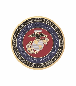 2 INCH DEPARTMENT OF THE NAVY, USMC MEDALLION INSERT