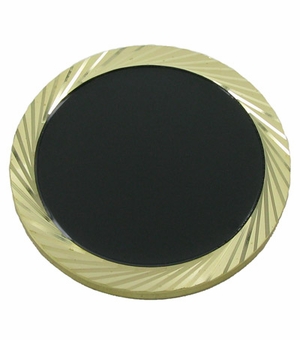 DIAMOND ENGRAVED BLACK PIN