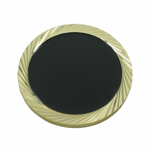 DIAMOND ENGRAVED BLACK PIN