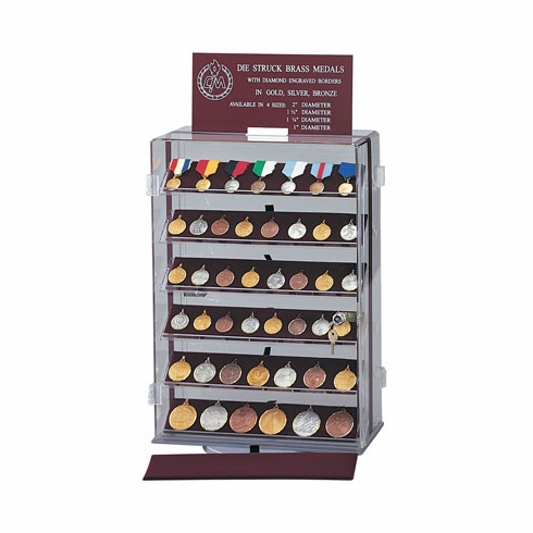 DISPLAY OF MEDALS & MEDALLIONS