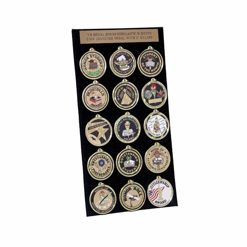 DISPLAY TM MEDAL SCHOLASTIC