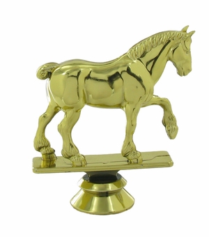 DRAFT HORSE TROPHY FIGURE