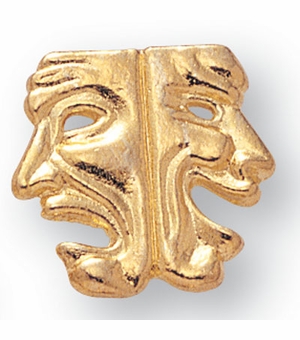 DRAMA CHENILLE PIN GOLD