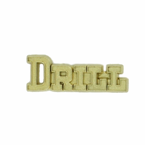  DRILL CHENILLE PIN GOLD