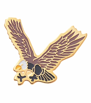 EAGLE PIN  ENAMELED