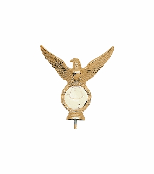 EAGLE PLASTIC RISER HOLDS 2 INCH MEDALLION, GOLD OR SILVER