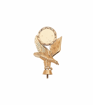 EAGLE PLASTIC RISER HOLDS 2 INCH MEDALLION, GOLD OR SILVER