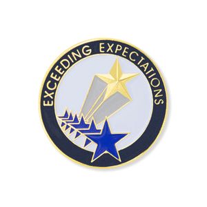 EXCEEDING EXPECTATIONS PIN