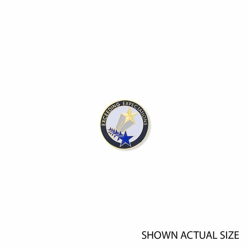 EXCEEDING EXPECTATIONS PIN