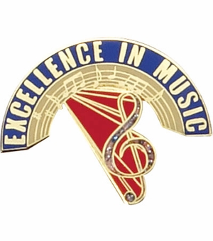 EXCELLENCE IN MUSIC PIN