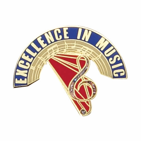 EXCELLENCE IN MUSIC PIN
