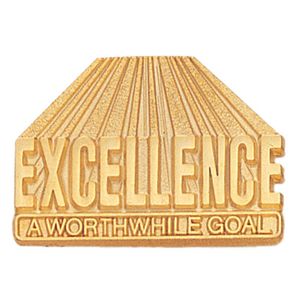 EXCELLENCE WORTHWHILE GOLD PIN