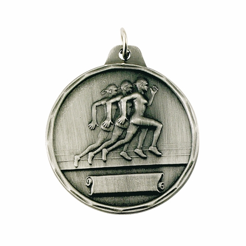 FEMALE TRACK RUNNER  W/SCROLL