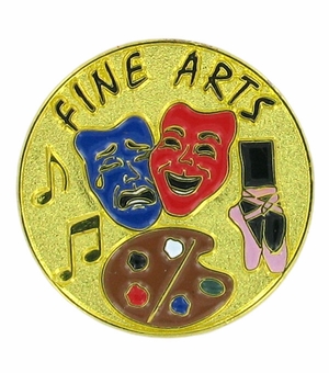 FINE ARTS LAPEL PIN