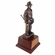 FIREFIGHTER TROPHY, 14 INCH, ELECTROPLATED IN ANTIQUE BRONZE