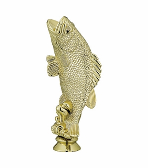 FISH, STANDING BASS TROPHY FIGURE