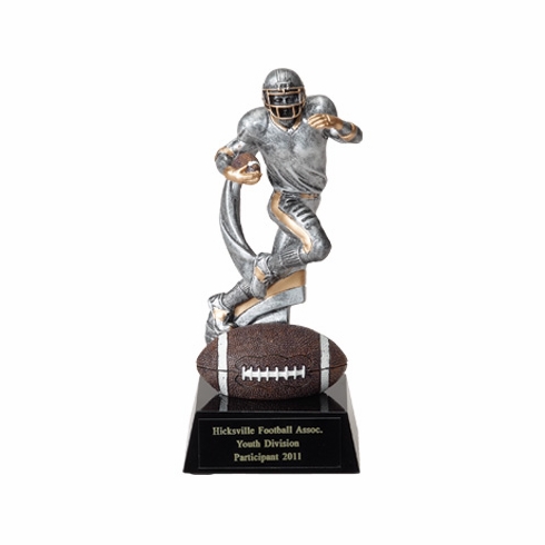 FOOTBALL, 7 1/4 INCH FIGURE TROPHY