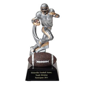 FOOTBALL, 7 1/4 INCH FIGURE TROPHY