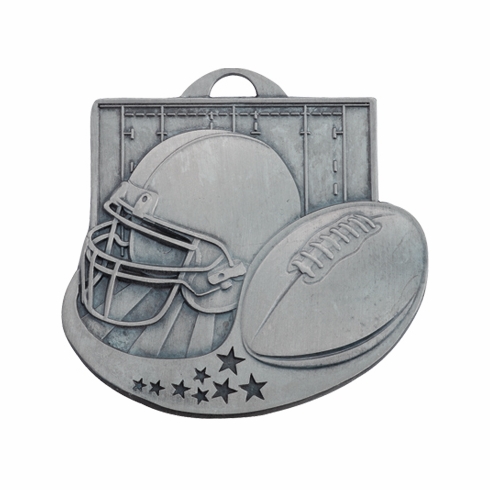 FOOTBALL MEDAL - MULTIPLE COLORS