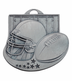 FOOTBALL MEDAL - MULTIPLE COLORS