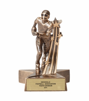 FOOTBALL RESIN TROPHY - NO PLATE