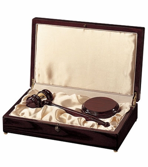 GAVEL AND BLOCK DELUXE SET