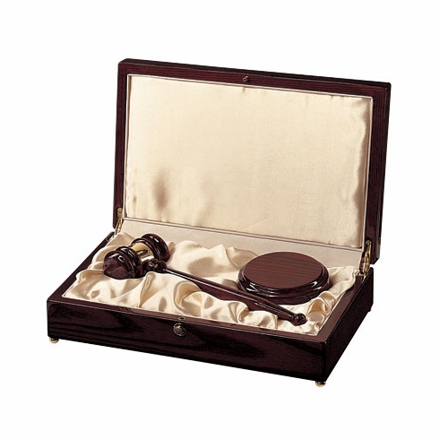 GAVEL AND BLOCK DELUXE SET