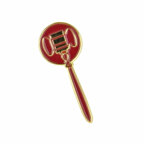 GAVEL LAPEL PIN