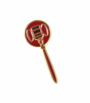 GAVEL LAPEL PIN