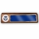 GENUINE WALNUT DESK BLOCK WITH U.S. HOMELAND SECURITY MEDALLION AND BLUE PLATE