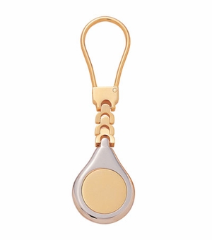 GOLD AND SILVER KEY CHAIN, BOXED